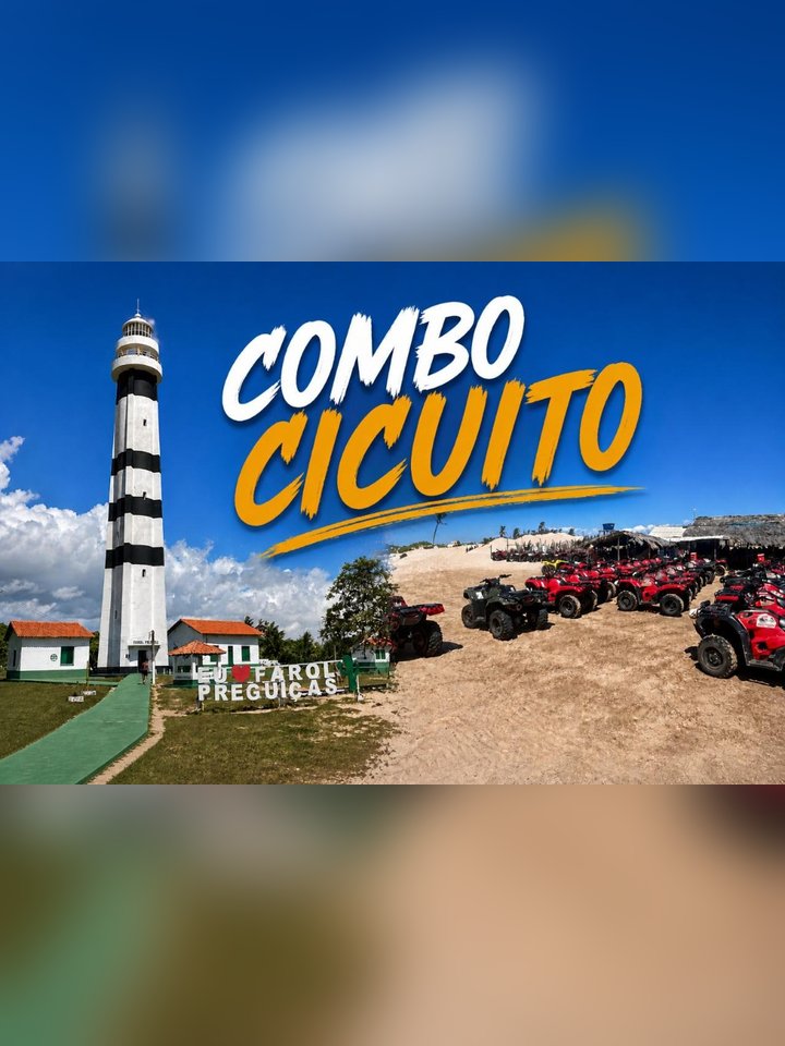 Circuito Combo: lancha e quadriciclo