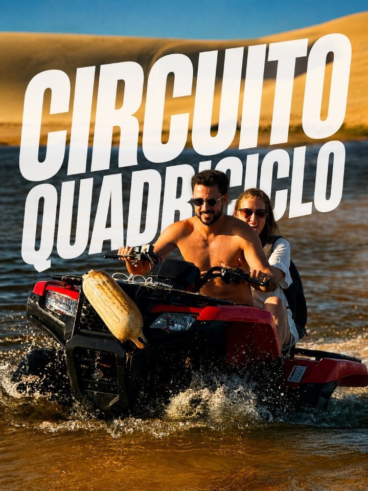 Passeio de quadriciclo nas dunas dos Lençóis