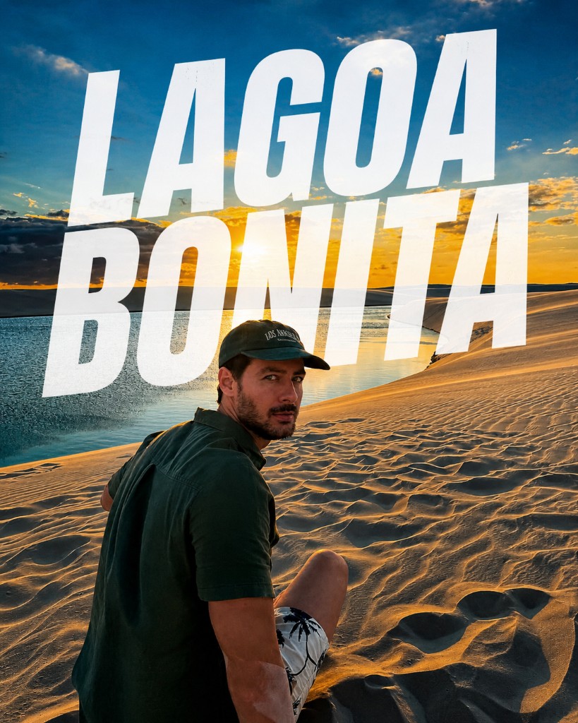 Cliente curtindo a Lagoa Bonita