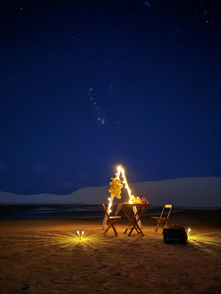 Experiência noturna especial nas dunas